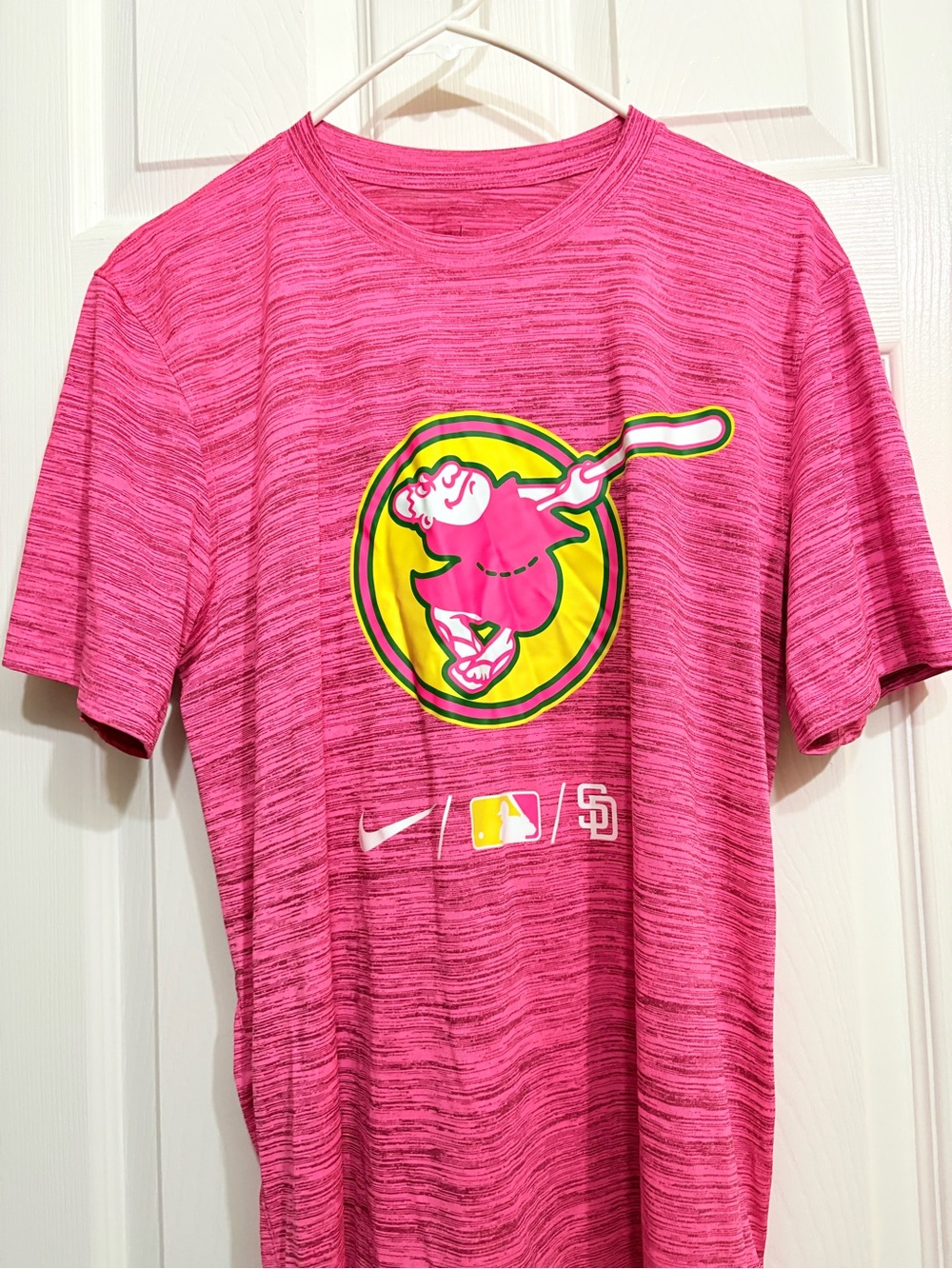 Nike Pink Short-Sleeve Kids' Baseball Graphic Tee